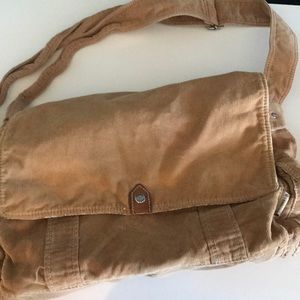 Fossil Corduroy Messenger Bag